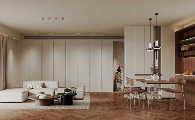 暖棕雅調，藏露有致的精致居境